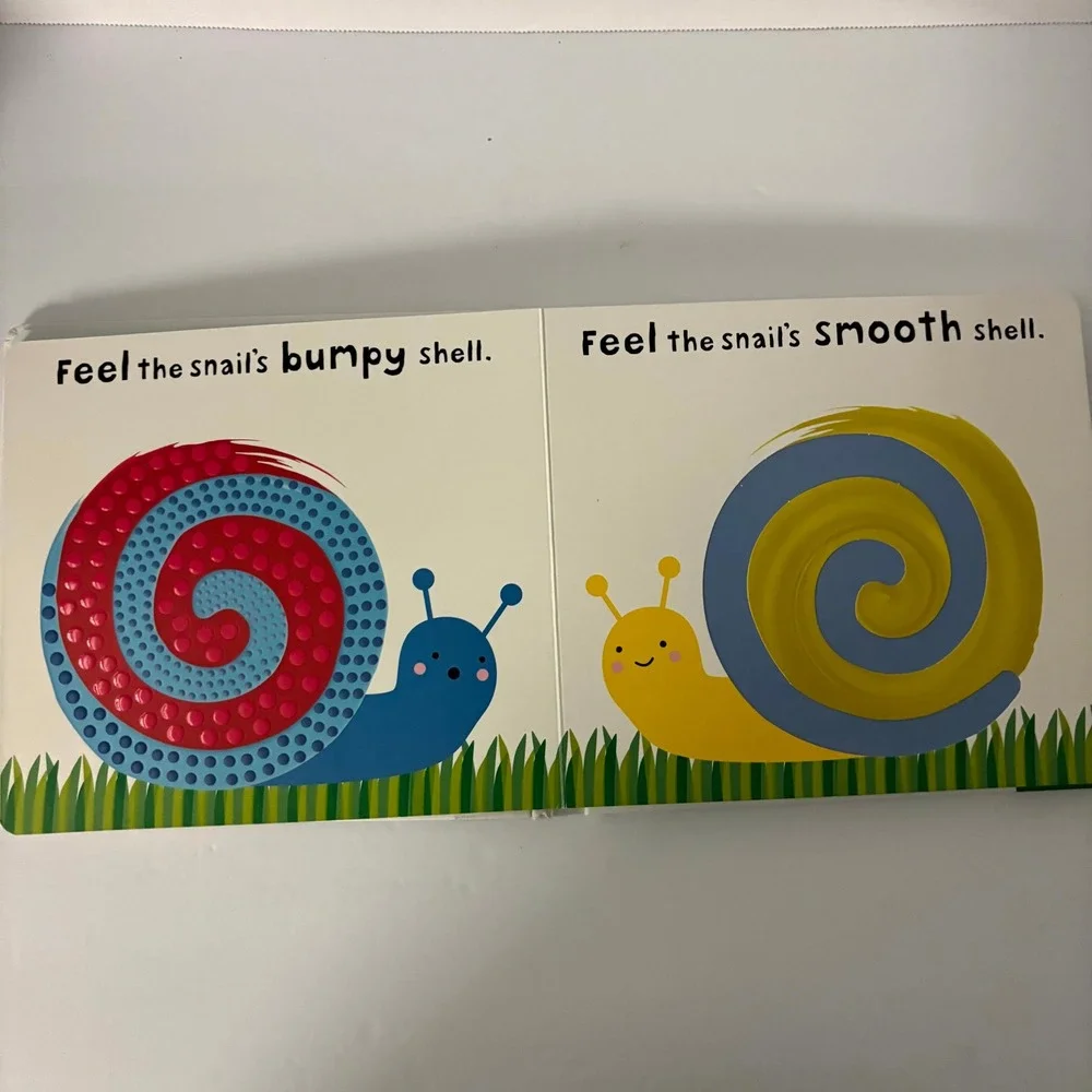 Priddy Books See Touch Feel First Sensory Board Book for Babies Toddler Book